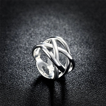 925 Silver Braided Design Ring