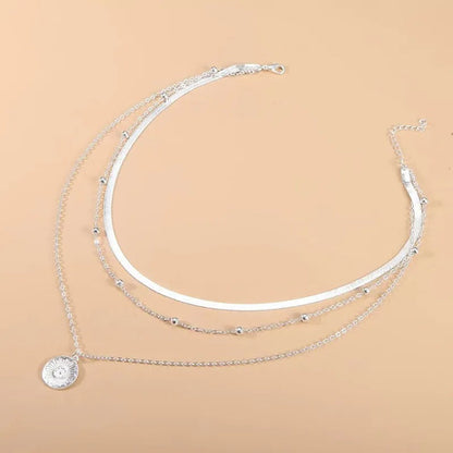 Triple 925 Silver Necklace